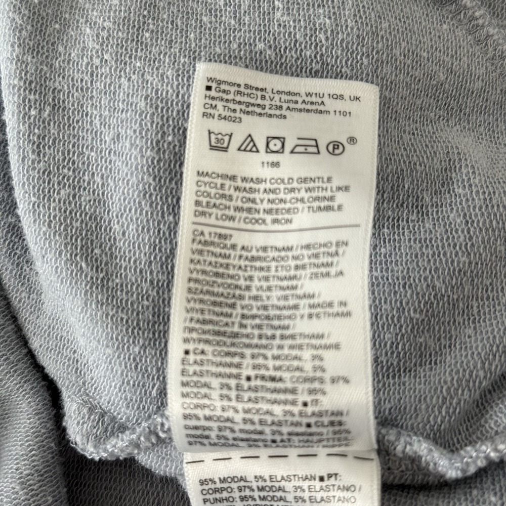 Athleta Womens Gray Heather Long Sleeve Open Front Cardigan Sweater Small - Picture 12 of 13